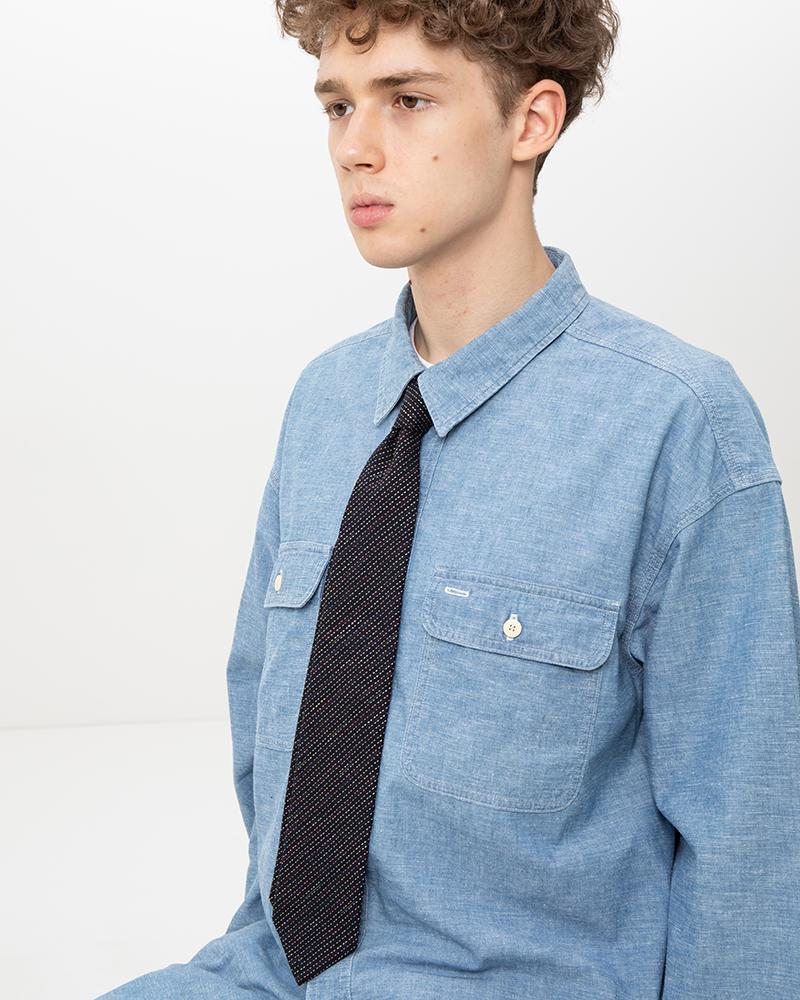 visvim NECKTIE SANTOME ネクタイ　NAVY NECKTIE SANTOME | Visvim Official North American Web Store